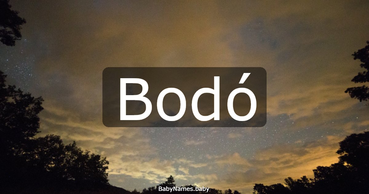 Bodó