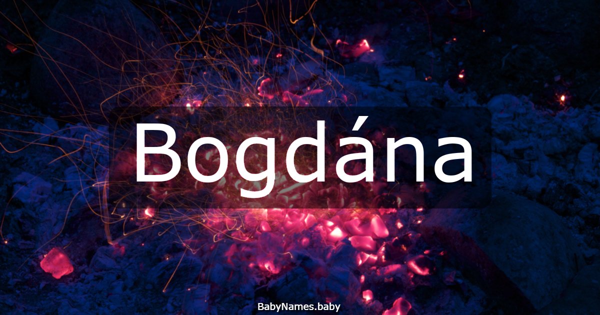 Bogdána