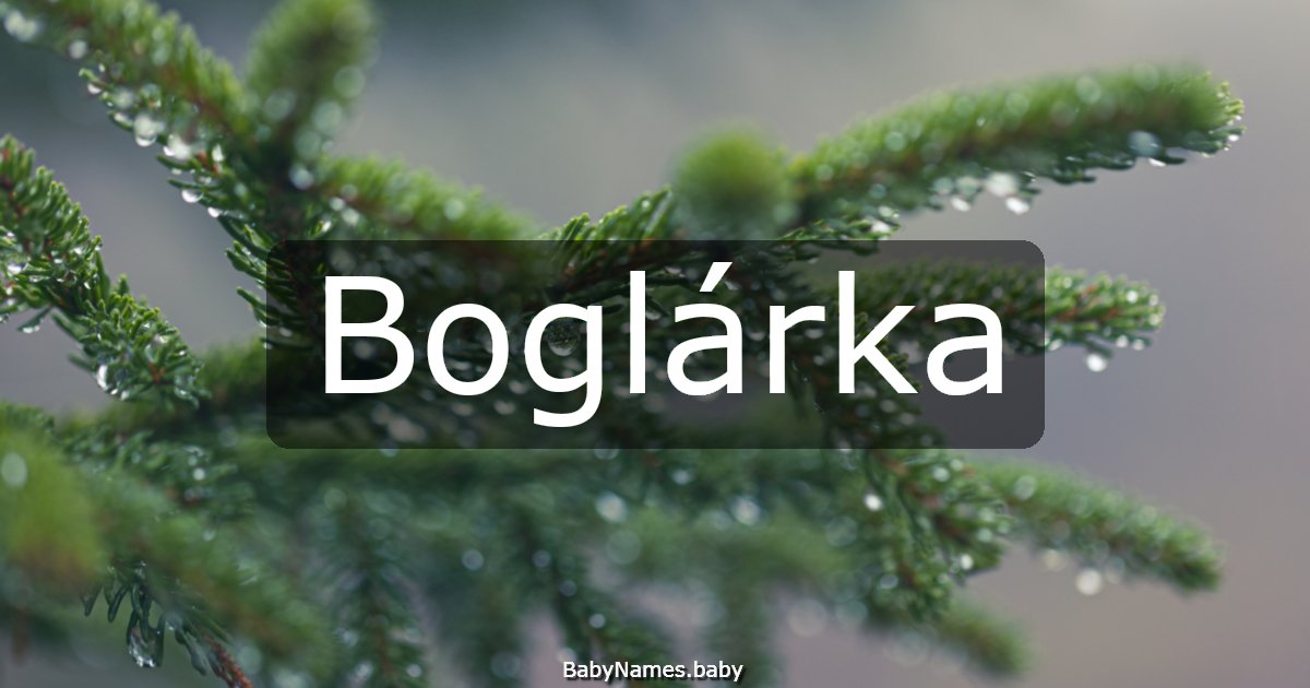 Boglárka