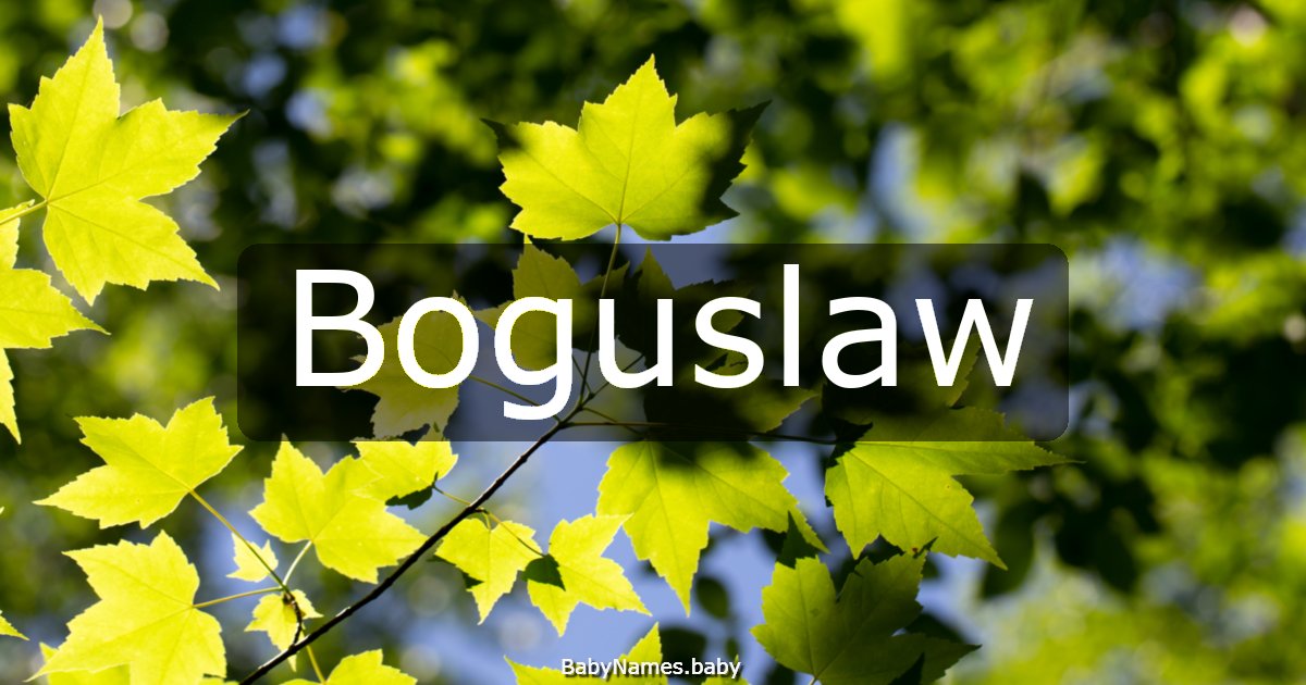 Boguslaw