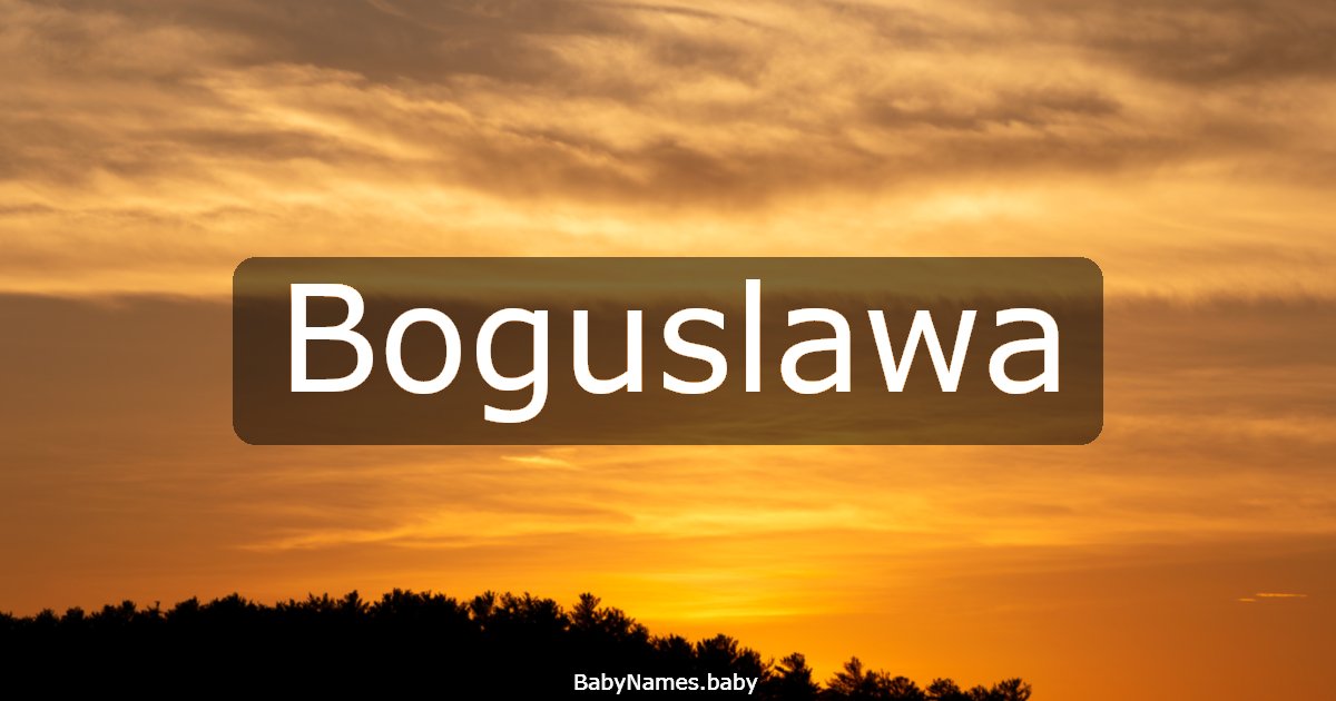 Boguslawa