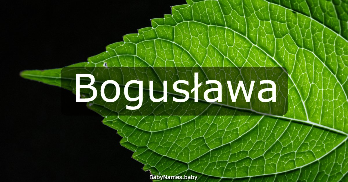 Bogusława