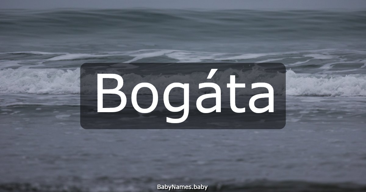 Bogáta