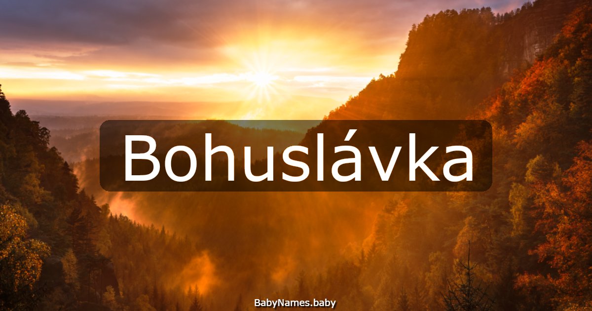 Bohuslávka