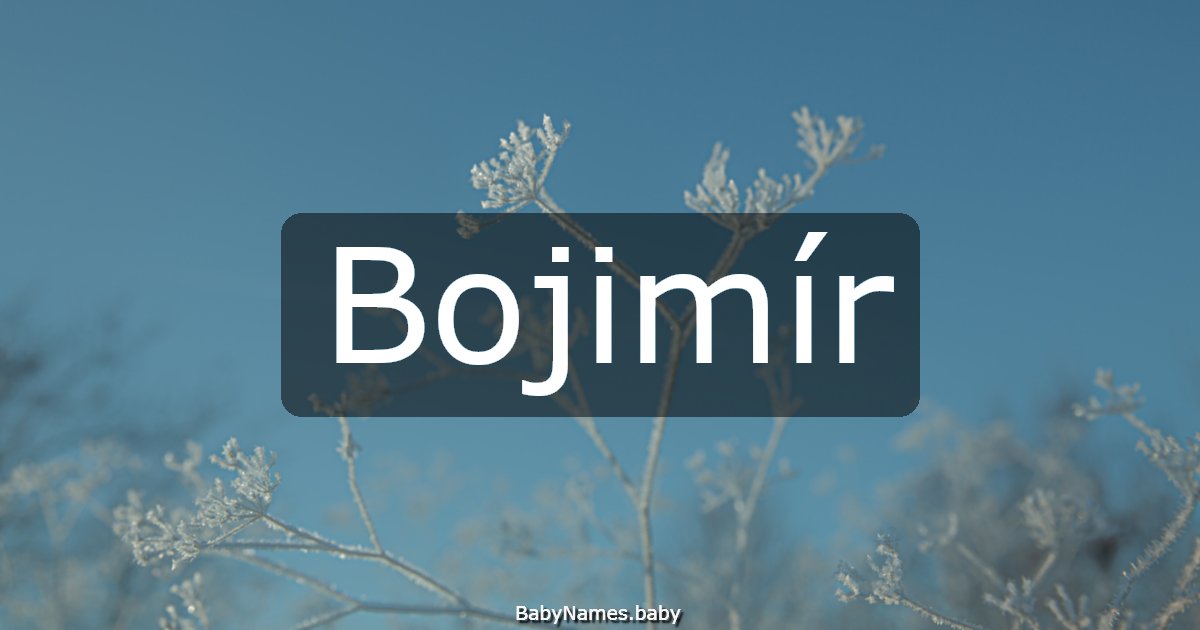 Bojimír