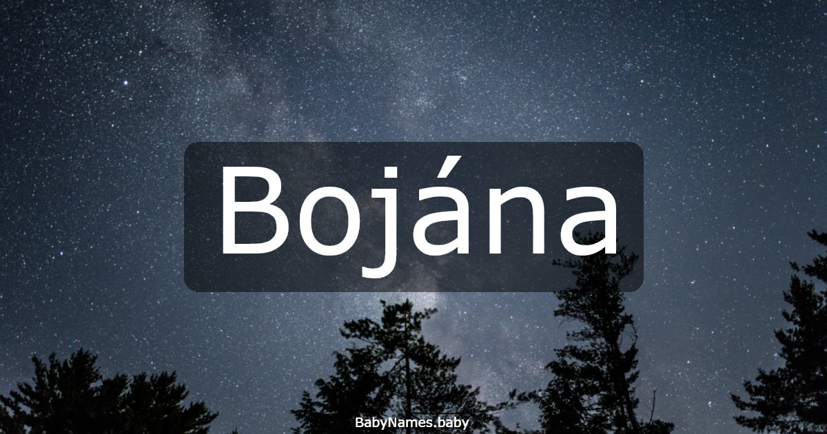 Bojána