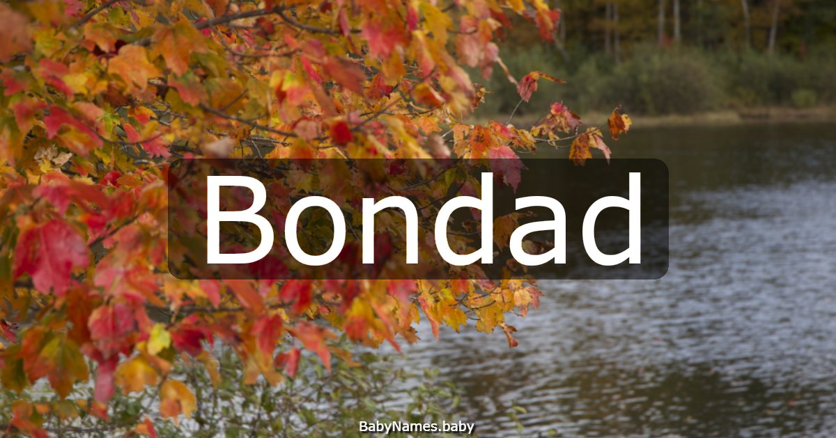 Bondad