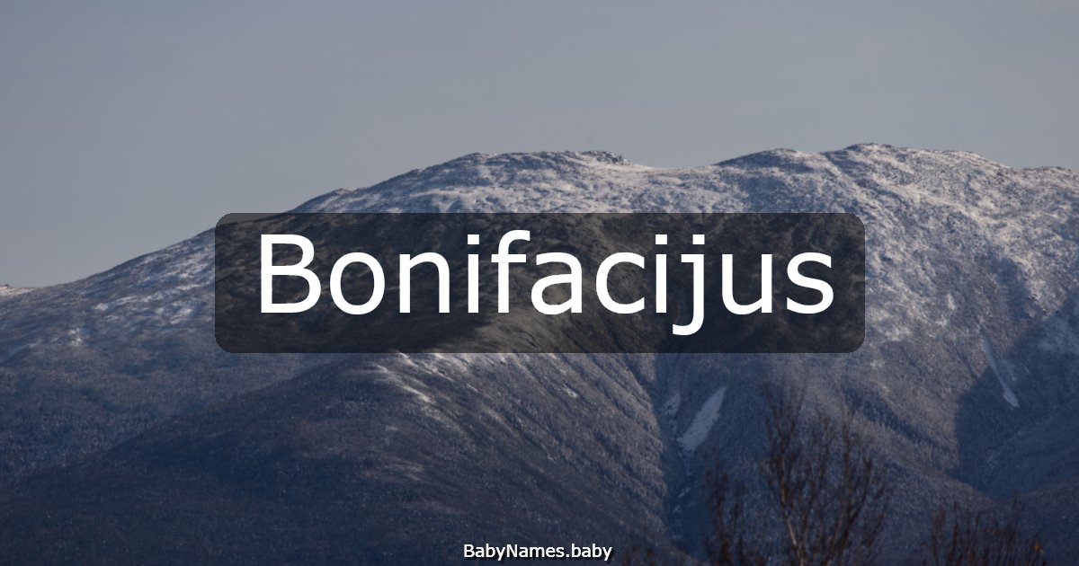 Bonifacijus