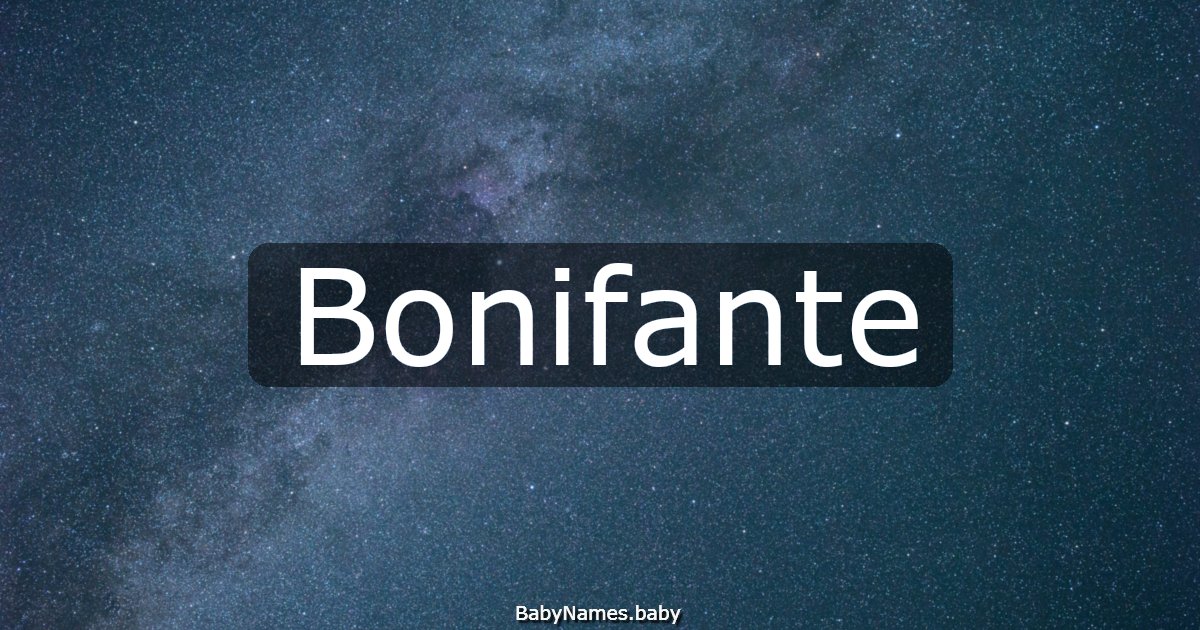 Bonifante