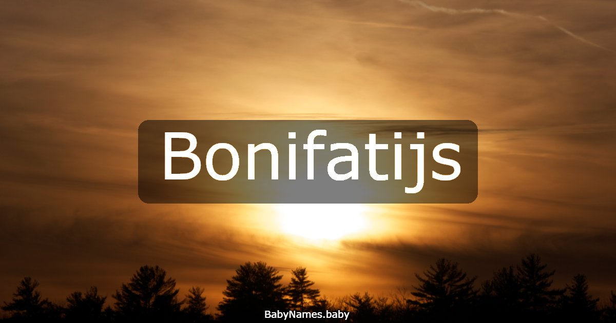 Bonifatijs