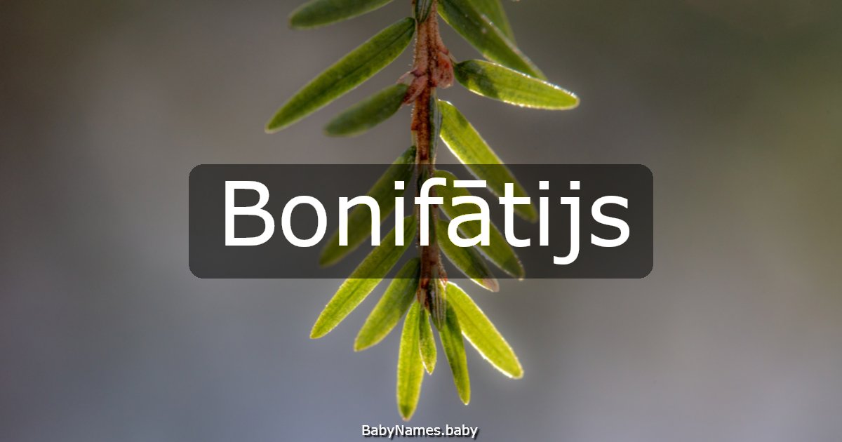 Bonifātijs