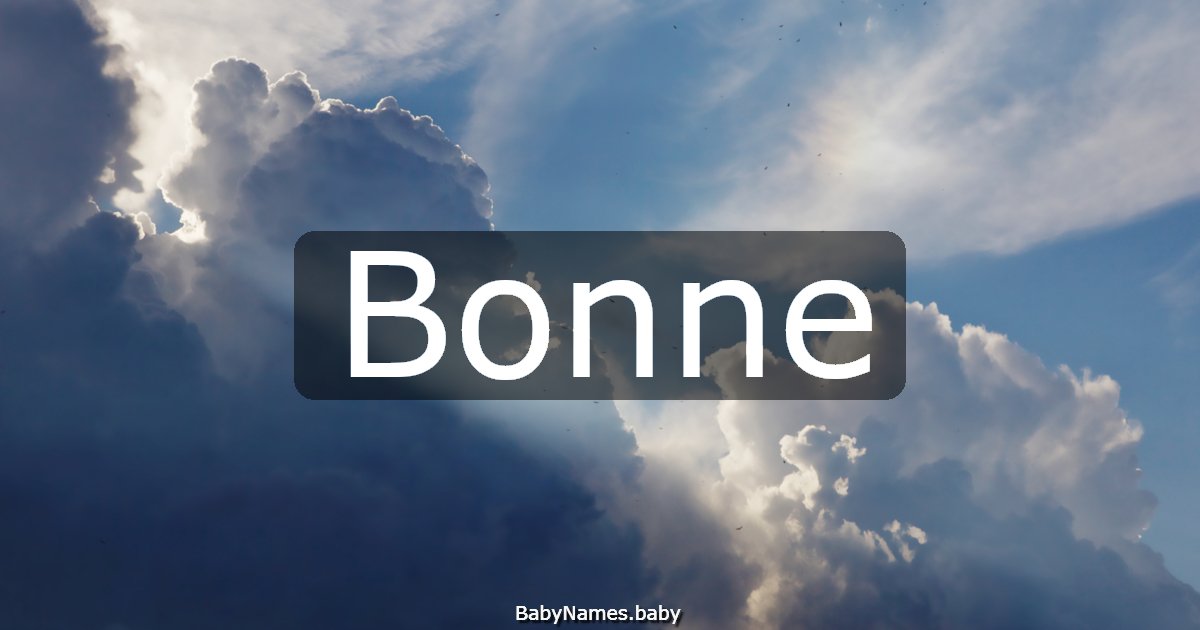 Bonne