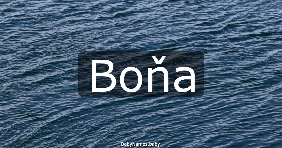 Boňa