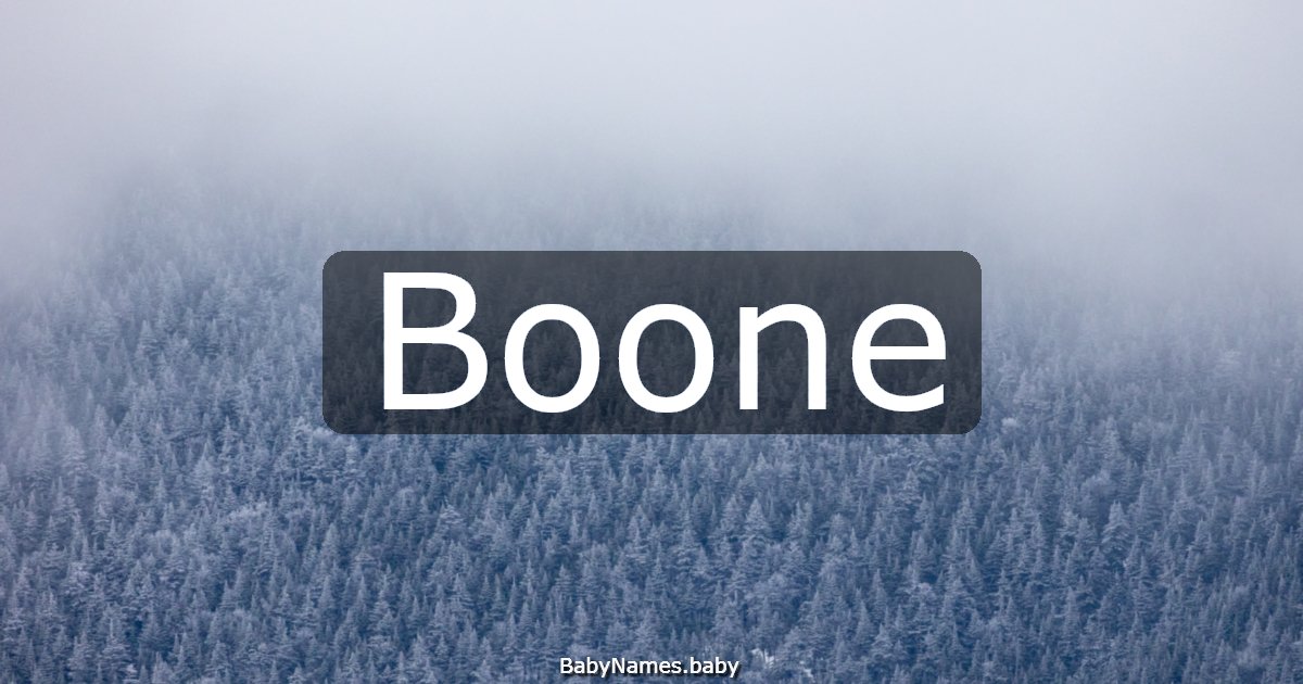 Boone