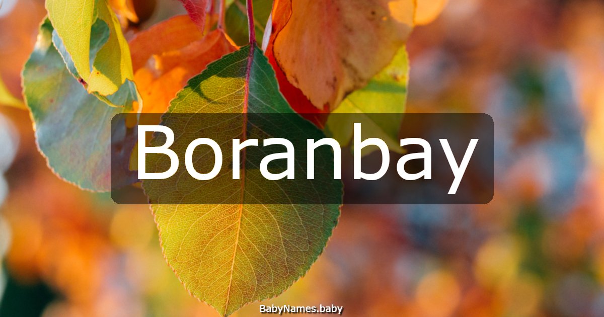 Boranbay