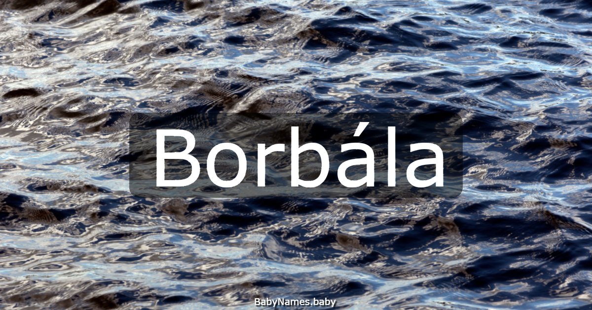 Borbála