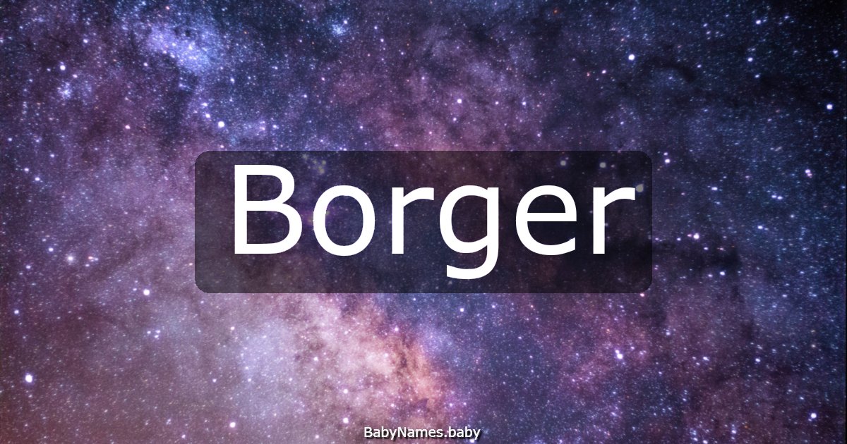 Borger