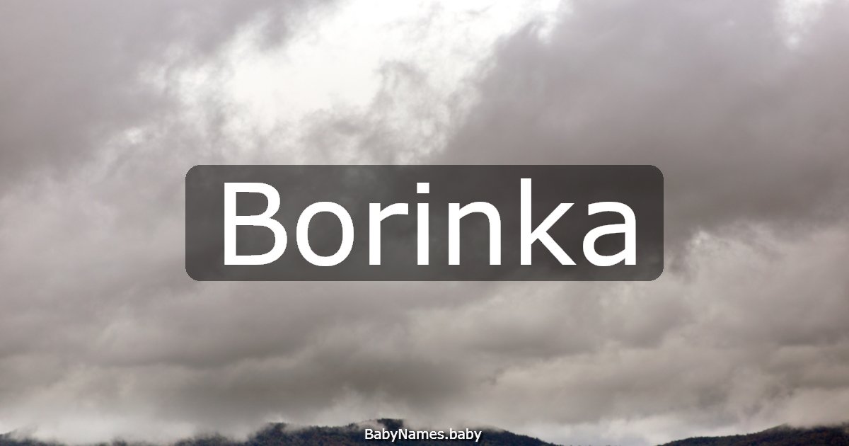 Borinka