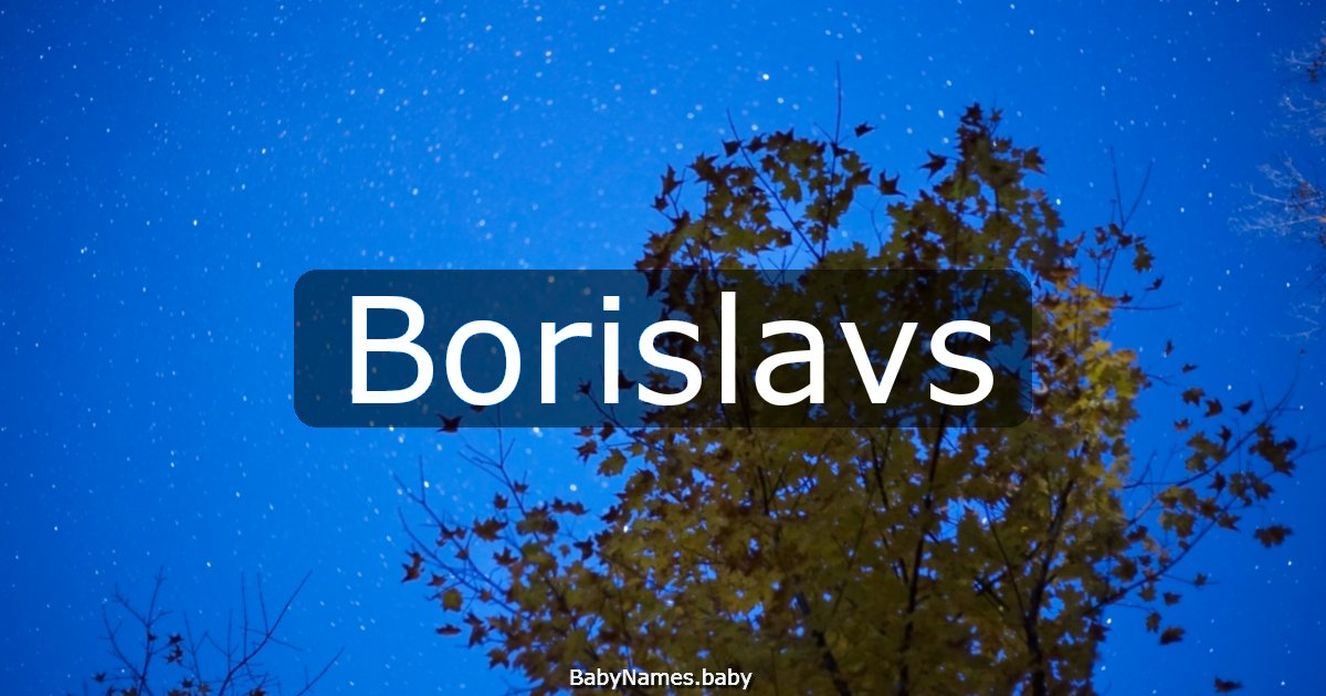 Borislavs