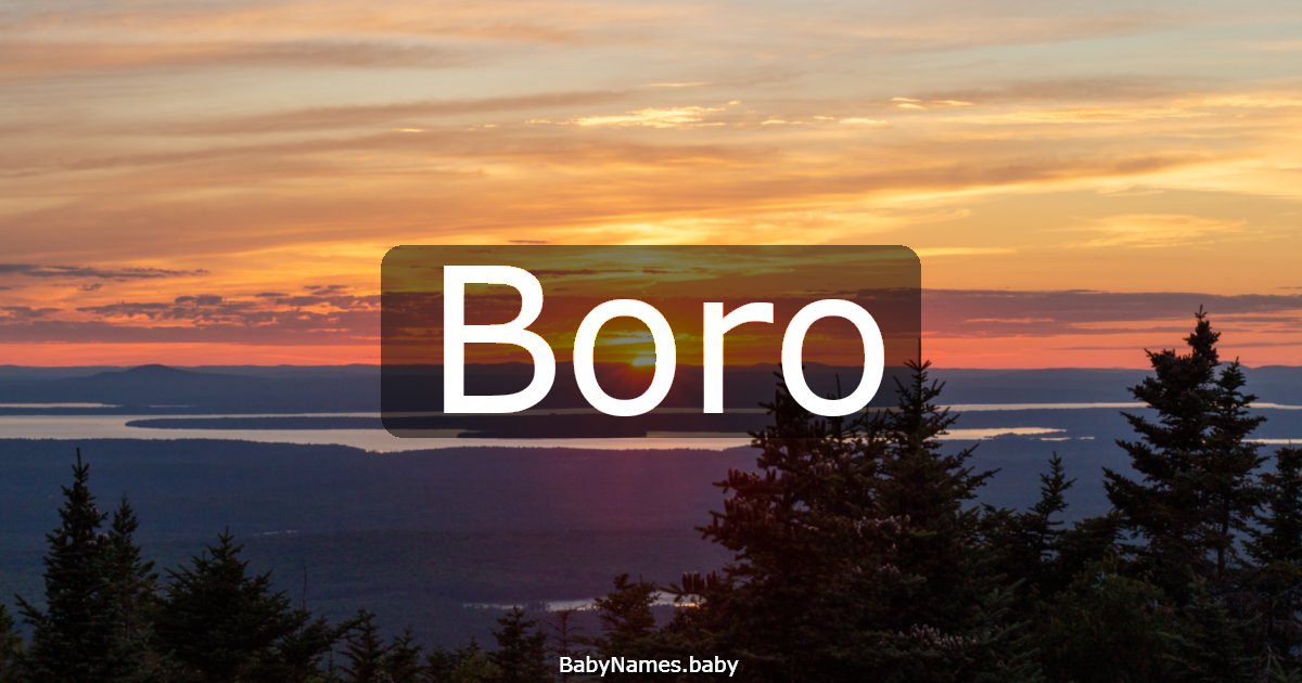 Boro