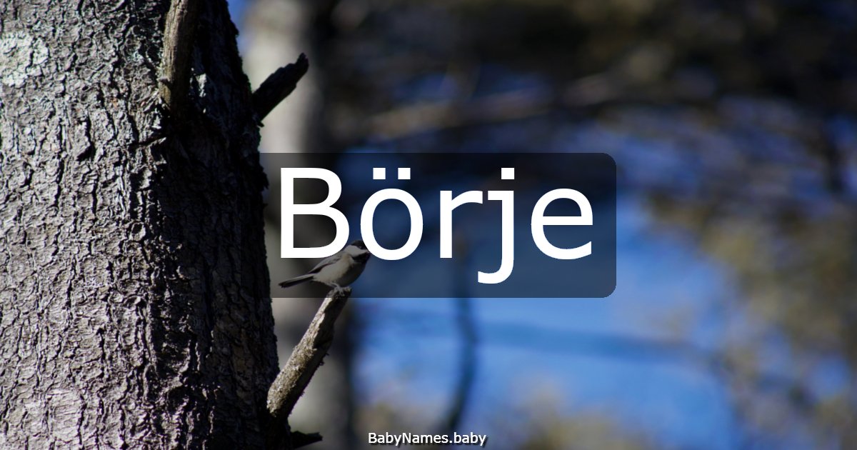 Börje