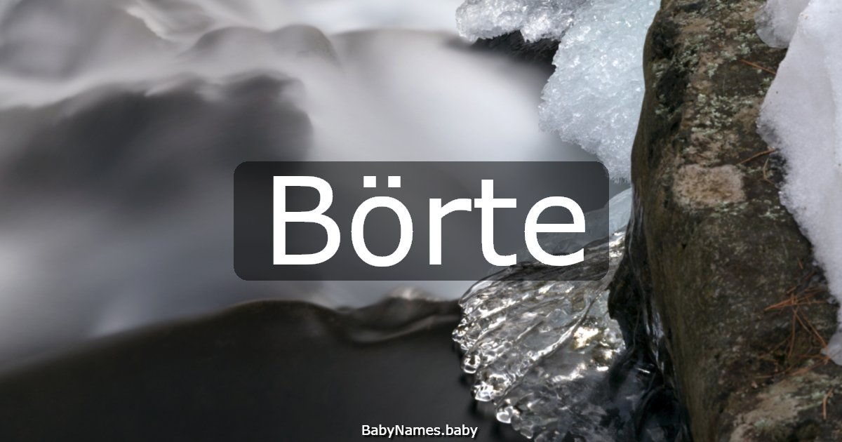 Börte