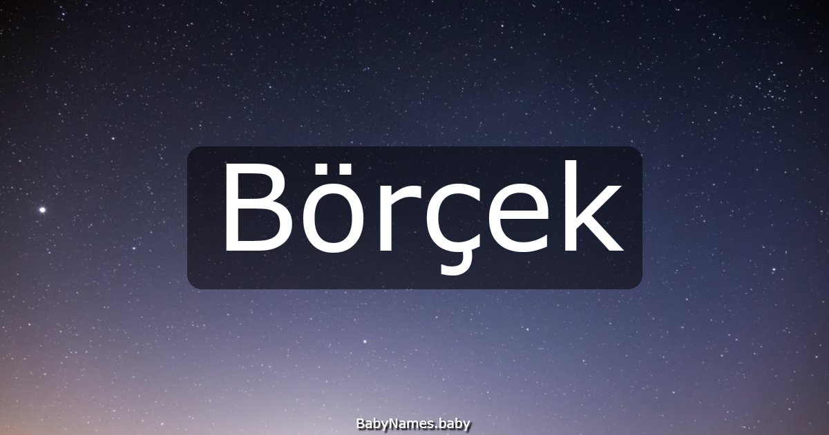 Börçek