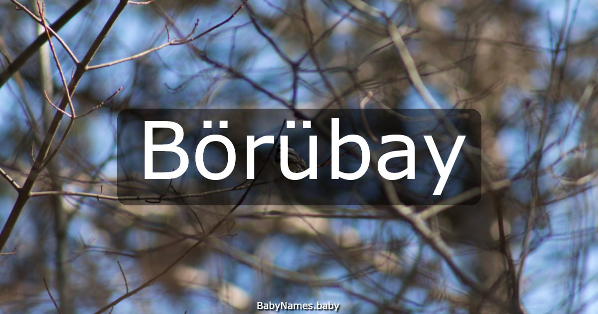 Börübay