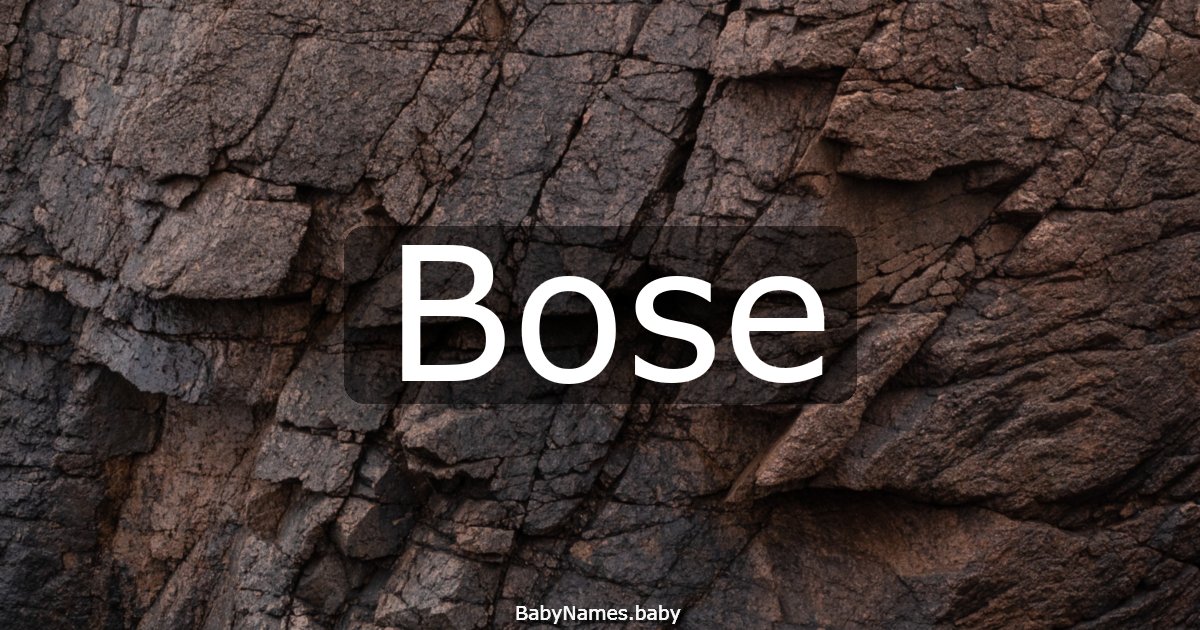 Bose