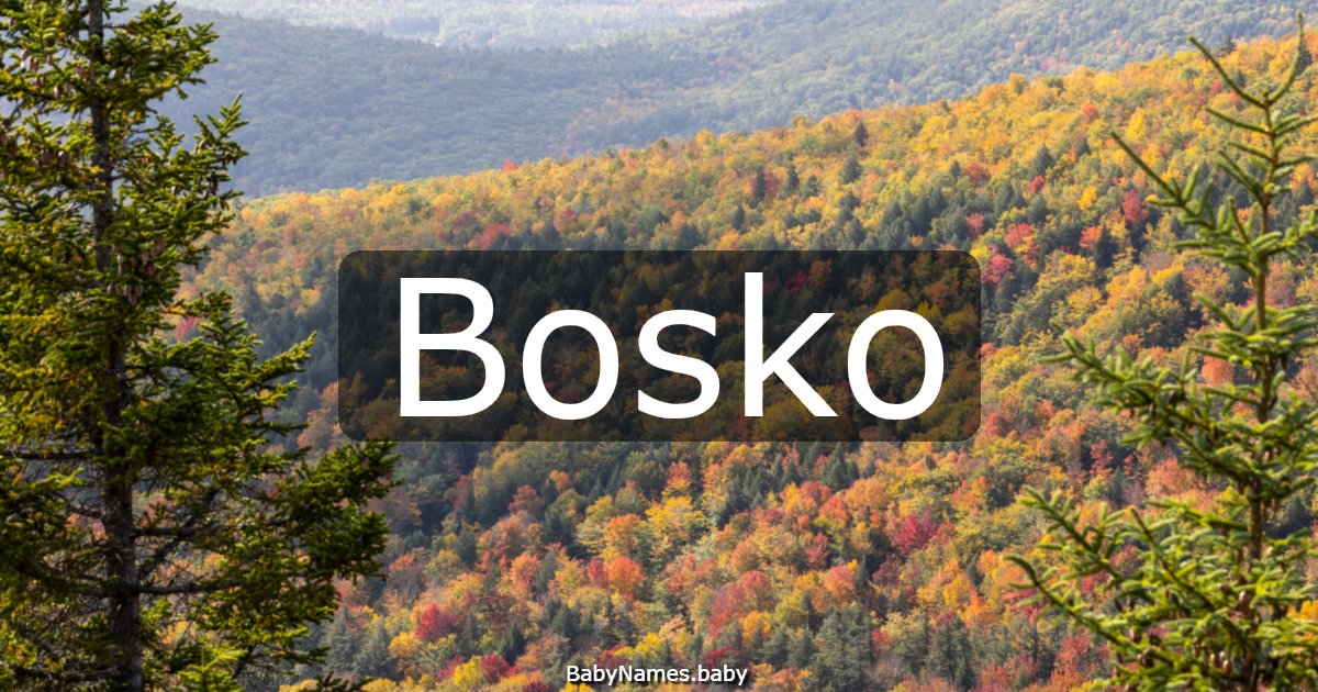 Bosko