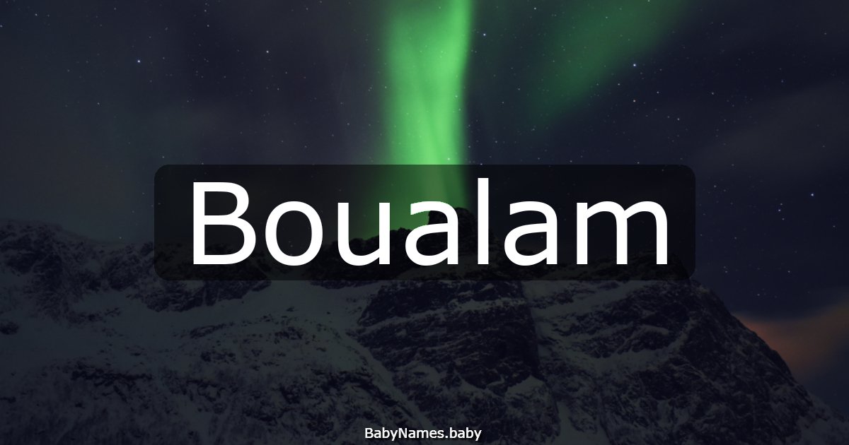 Boualam