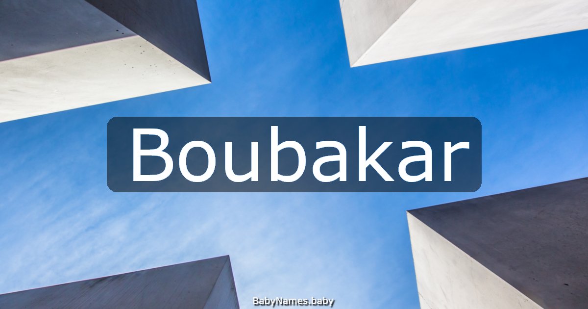 Boubakar