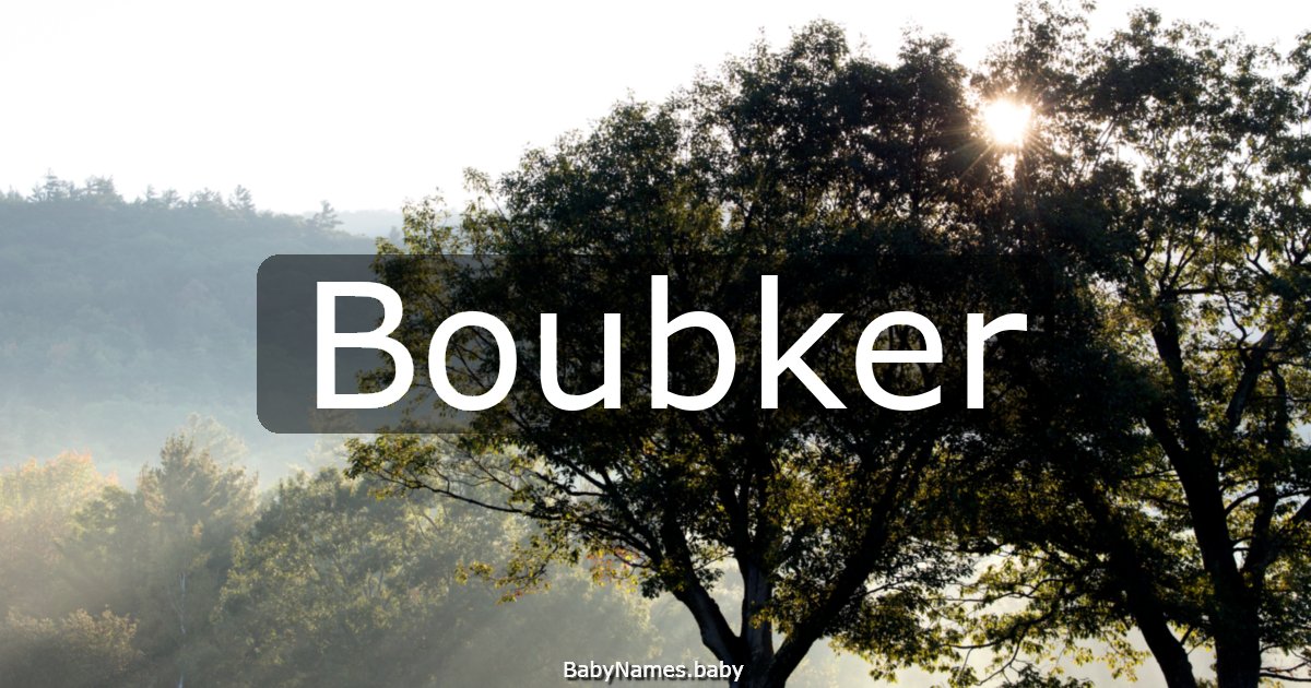 Boubker