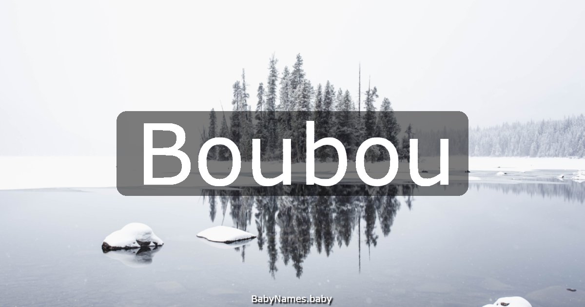 Boubou