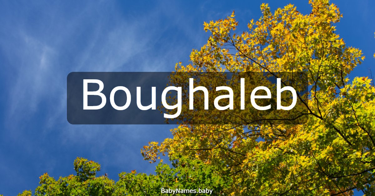 Boughaleb