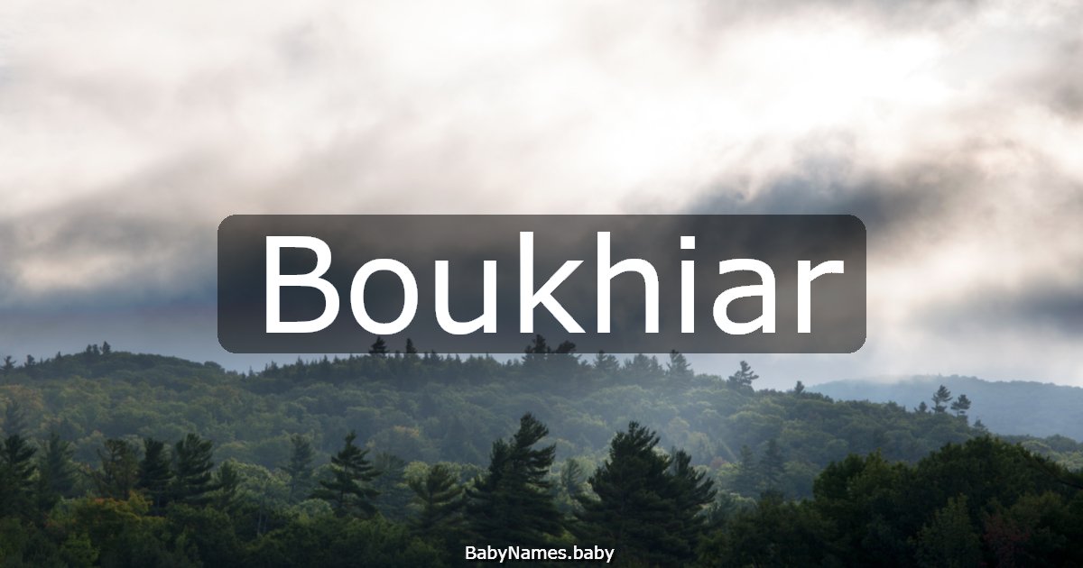 Boukhiar