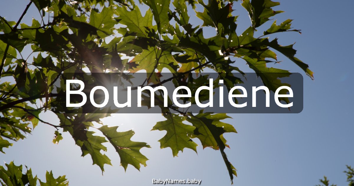 Boumediene