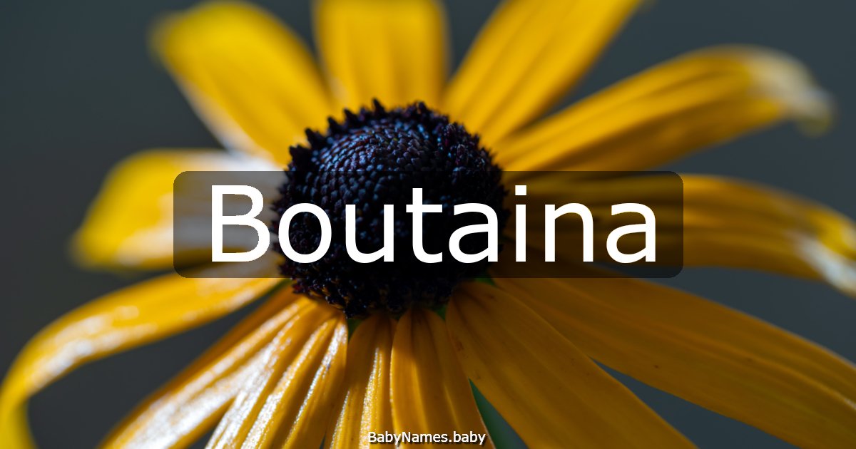Boutaina
