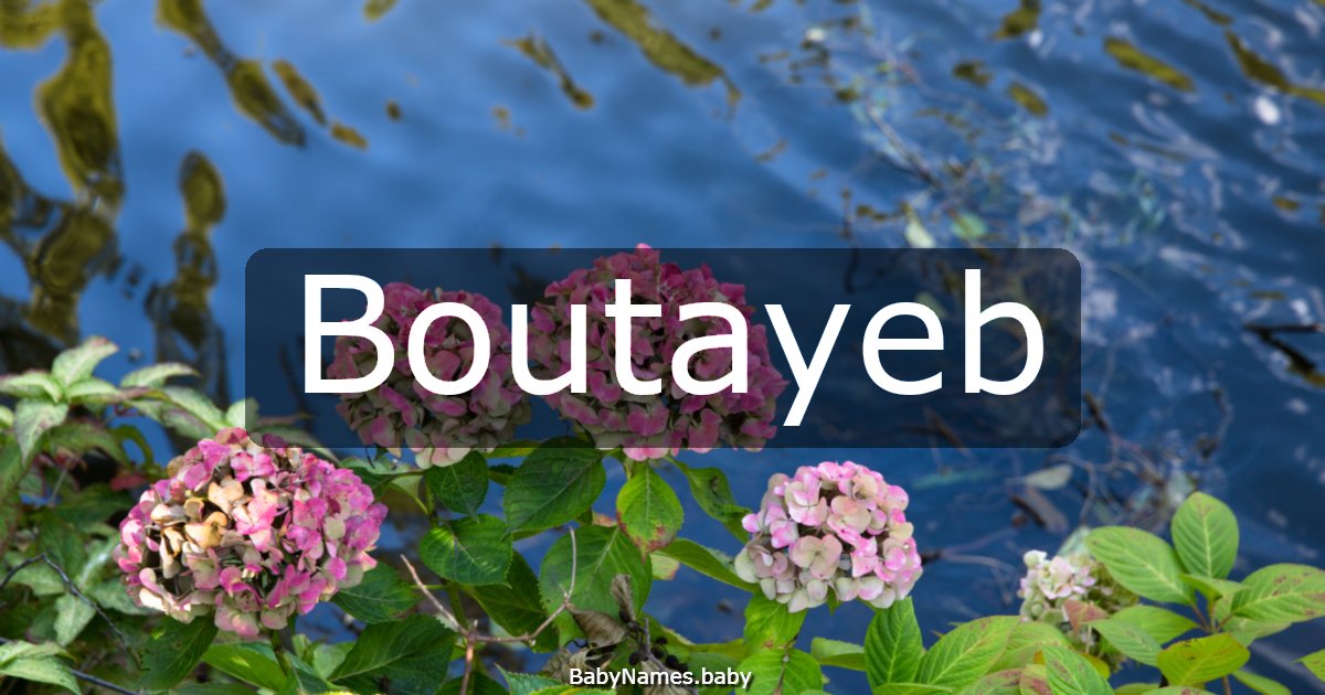 Boutayeb