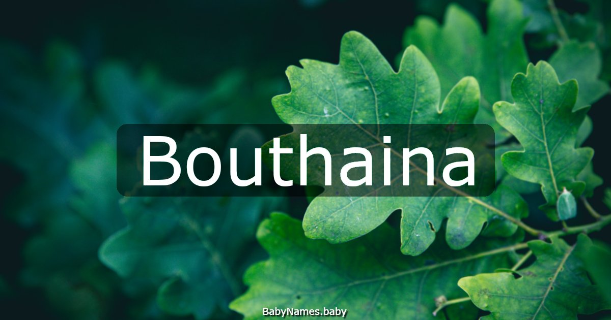 Bouthaina