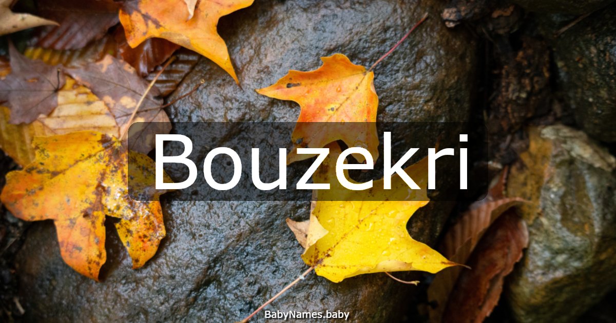 Bouzekri