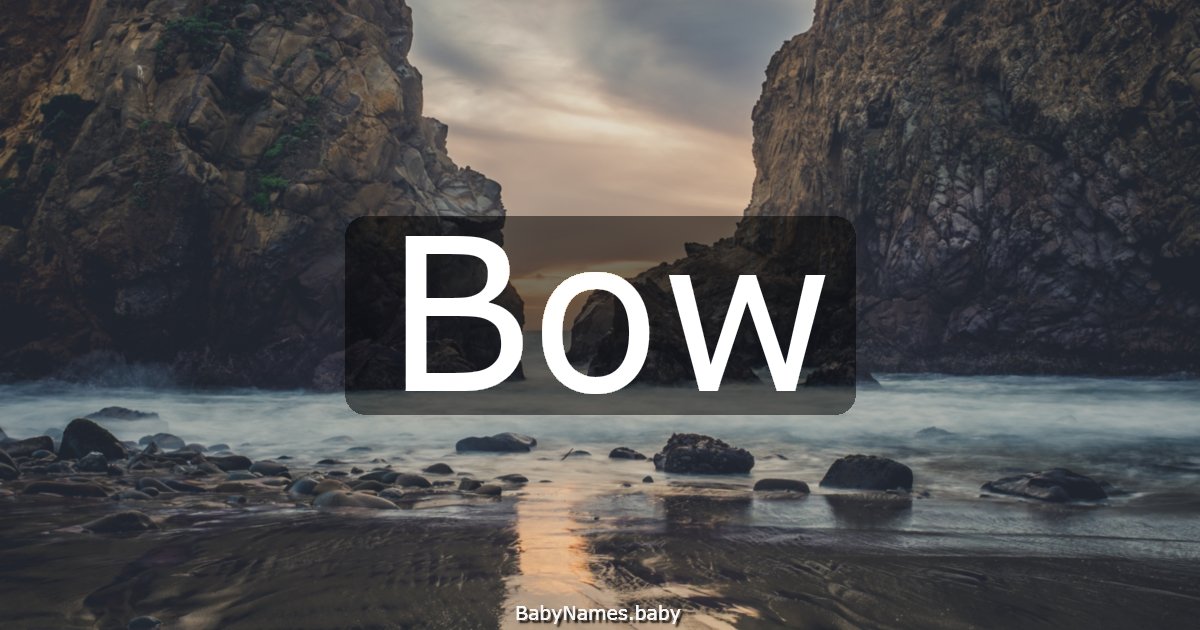 Bow