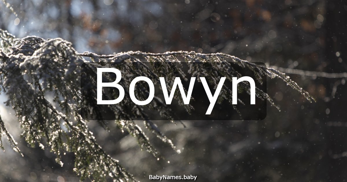 Bowyn