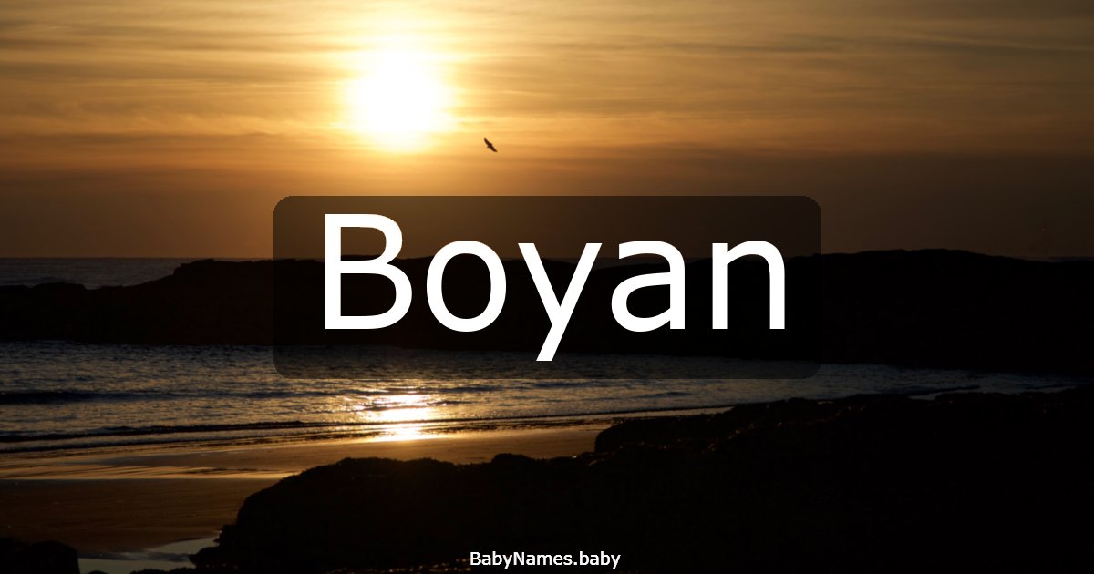 Boyan