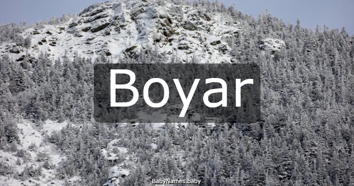 Boyar