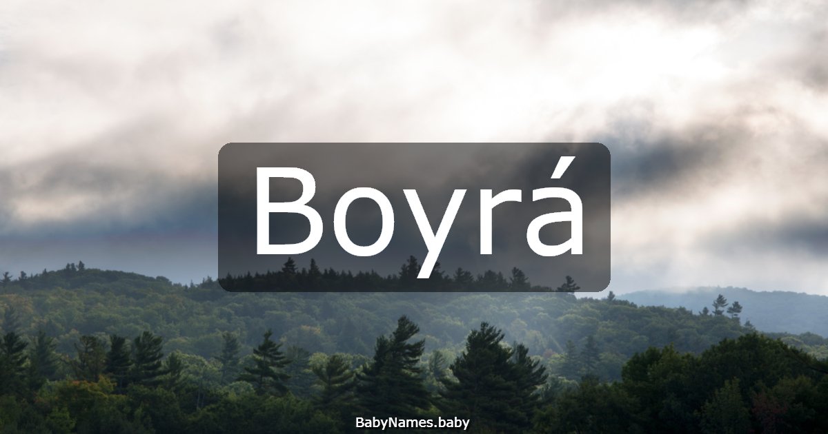 Boyrá