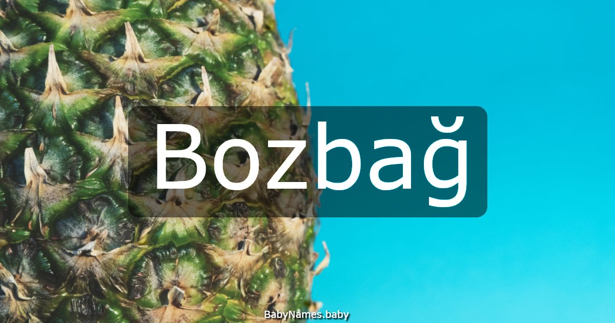 Bozbağ