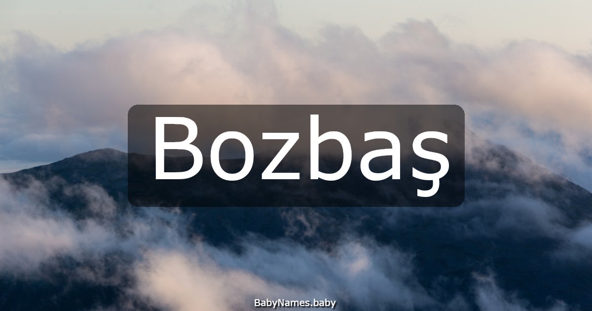 Bozbaş