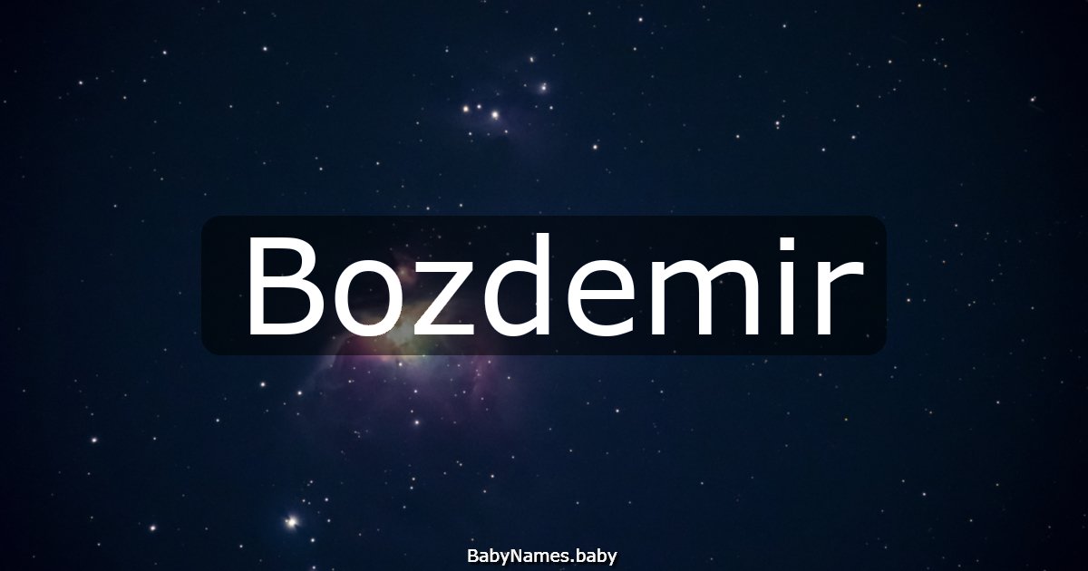 Bozdemir