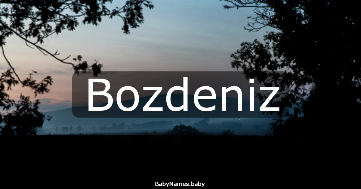 Bozdeniz
